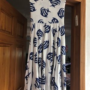 Strapless J. Crew dress